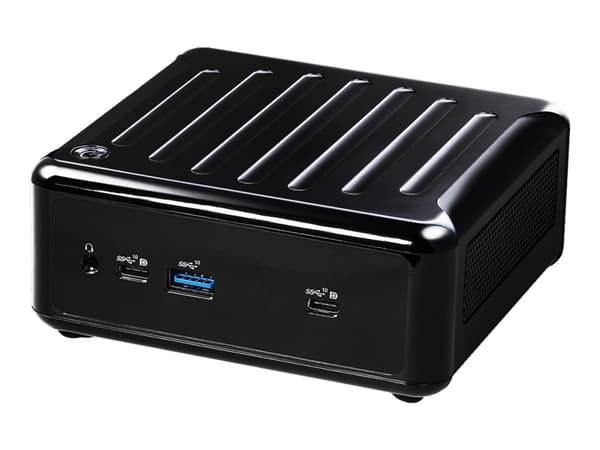 ASRock Industrial NUC BOX - Barebone - boks - 1 x Core i7 1165G7 / inntil 4.7 GHz - RAM 0 GB - Intel Iris Xe Graphics - Gigabit Ethernet, 2.5 Gigabit Sort
