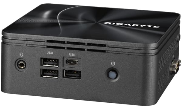Gigabyte GB-BRR5H-4500 barebone-datamaskin UCFF Sort 4500U 2,3 GHz
