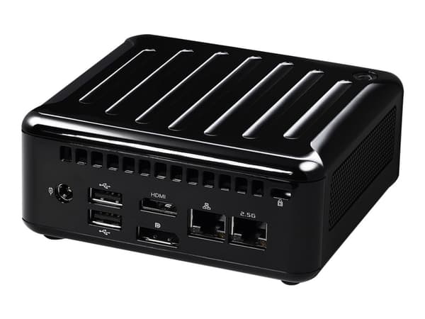 ASRock Industrial 4X4 BOX-4500U - Barebone - Embedded Box PC - 1 x Ryzen 5 4500U / 2,3 GHz - RAM 0 GB - Radeon Graphics - GigE, 2,5 GigE, Bluetooth 5