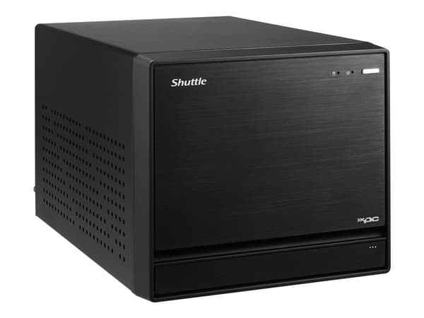 Shuttle XPC cube SH570R8 - Barebone - mini PC - LGA1200 sokkel - Intel H570 - uten CPU - RAM 0 GB - GigE - sort