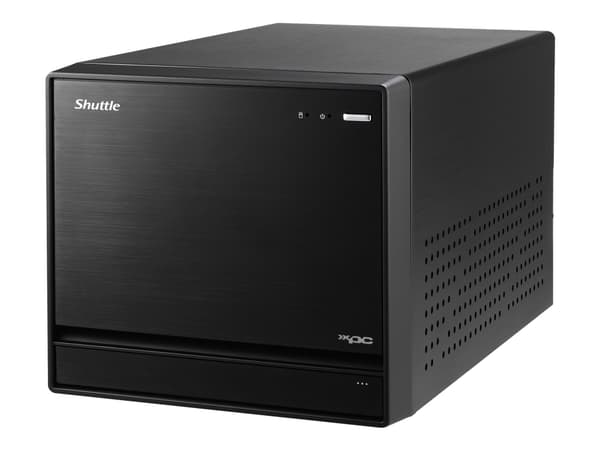 Shuttle XPC cube SH570R8 - Barebone - mini PC - LGA1200 sokkel - Intel H570 - uten CPU - RAM 0 GB - GigE - sort