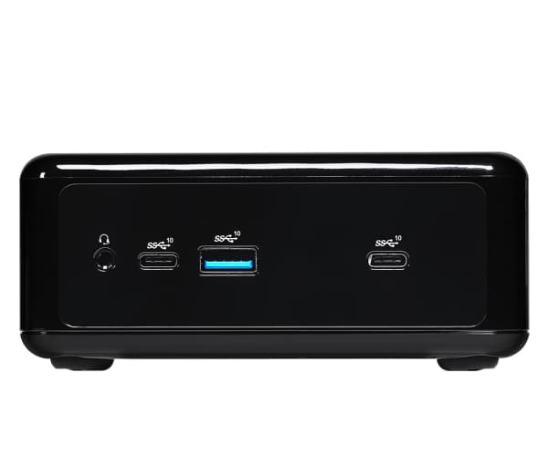ASRock Industrial NUC BOX-J6412 - Barebone - boks - 1 x Celeron J6412 / inntil 2.6 GHz - RAM 0 GB - UHD Graphics - Gigabit Ethernet