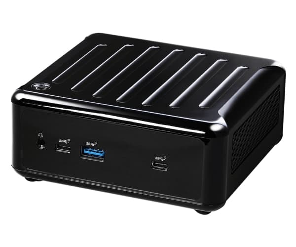 ASRock Industrial NUC BOX-J6412 - Barebone - boks - 1 x Celeron J6412 / inntil 2.6 GHz - RAM 0 GB - UHD Graphics - Gigabit Ethernet