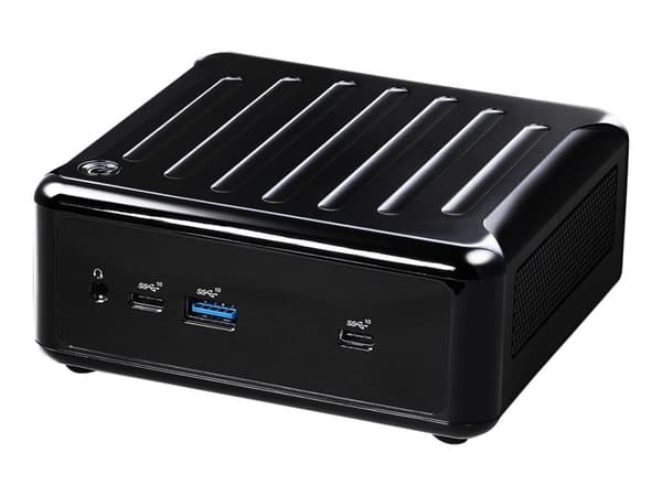 ASRock Industrial NUC BOX-J6412 - Barebone - boks - 1 x Celeron J6412 / inntil 2.6 GHz - RAM 0 GB - UHD Graphics - Gigabit Ethernet Sort