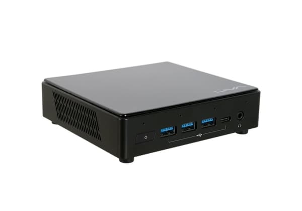ECS LIVA Z3 Plus - Barebone - USFF - 1 x Core i3 10110U / inntil 4.1 GHz - RAM 0 GB - UHD Graphics - Gigabit Ethernet - svart