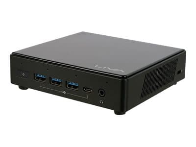 ECS LIVA Z3 Plus - Barebone - USFF - 1 x Core i3 10110U / inntil 4.1 GHz - RAM 0 GB - UHD Graphics - Gigabit Ethernet - svart Sort