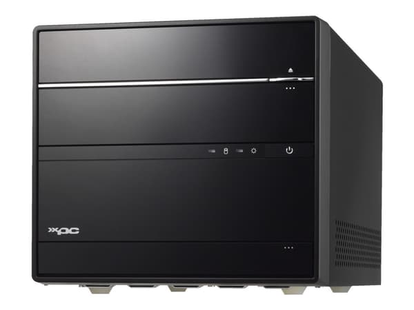 Shuttle XPC cube SH570R6 Plus - Barebone - mini PC - LGA1200 sokkel - Intel H570 - uten CPU - RAM 0 GB - GigE - sort