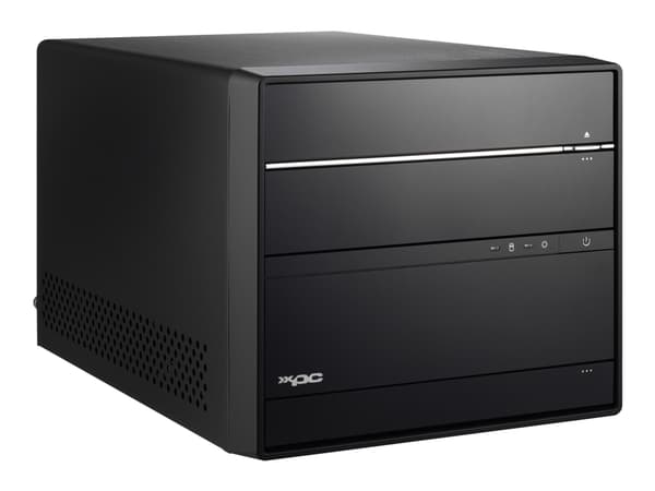 Shuttle XPC cube SH570R6 Plus - Barebone - mini PC - LGA1200 sokkel - Intel H570 - uten CPU - RAM 0 GB - GigE - sort