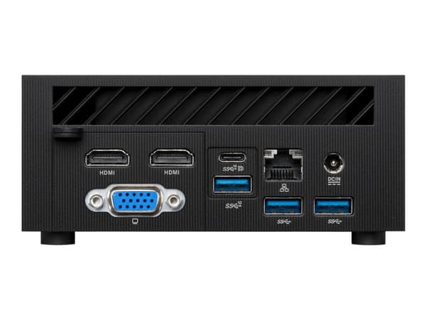 ASUS Mini PC PN52 BBR758HD - Barebone - mini PC - 1 x Ryzen 7 5800H / 3.2 GHz - RAM 0 GB - Radeon Graphics - GigE, 2.5 GigE, Bluetooth 5.2, 802.11ax