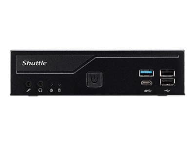 Shuttle XPC slim DH610 - Barebone - Slim-PC LGA1700-sokkel - Intel H610 - ingen CPU inntil - RAM 0 GB - Gigabit Ethernet, 2.5 Gigabit Ethernet - svar