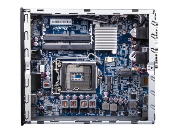 Shuttle XPC slim DH610 - Barebone - Slim-PC LGA1700-sokkel - Intel H610 - ingen CPU inntil - RAM 0 GB - Gigabit Ethernet, 2.5 Gigabit Ethernet - svar