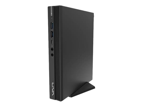 ECS LIVA One H310C - Barebone - mini-PC - LGA1151 Socket - Intel H310C - ingen CPU inntil - RAM 0 GB - Gigabit Ethernet - 802.11a/b/g/n/ac, Bluetooth Sort