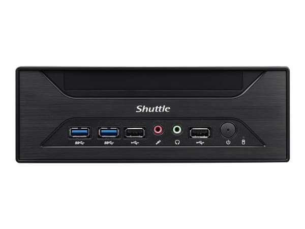 Shuttle XPC slim - Barebone - Slim-PC - LGA1200-sokkel - Intel H510 - uten CPU - RAM 0 GB - GigE Sort