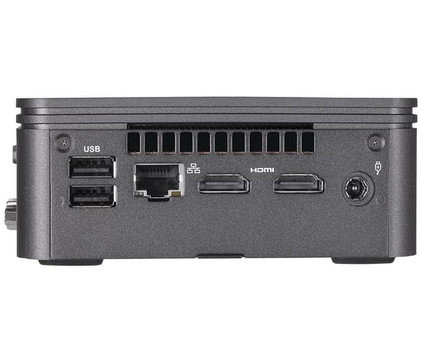 Gigabyte BRIX s GB-BRi3H-10110 (rev. 1.0) - Barebone - Ultra Compact PC Kit - 1 x Core i3 10110U / 2,1 GHz - RAM 0GB - UHD-grafik - GigE (BRI3H-10110)