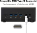 Miniatyrbild 2 av 6: ECS Elitegroup LIVA Z3 Jasper N6000-125 Barebone (95-699-OA4012)