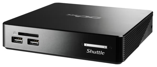 Shuttle XPC nano NS02AV2 - Android PC - Mini PC - 1 RK3368 / 1,5 GHz - RAM 2 GB - Flash - eMMC 16 GB - PowerVR SGX6110 - GigE - WiFi: 802.11b/g/n/ac,