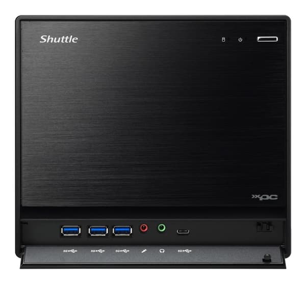 Shuttle XPC cube SW580R8 - Barebone - Mini PC - LGA1200 socket - Intel W580 - ingen CPU - RAM 0 GB - GigE, 2,5 GigE