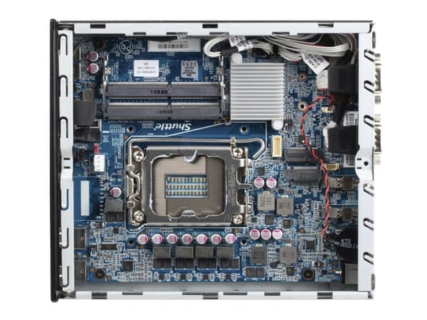 Shuttle Barebone DH670 V2 Black S1700 uten kortleserkontakt LGA1700 Alder Lake-S - Barebone
