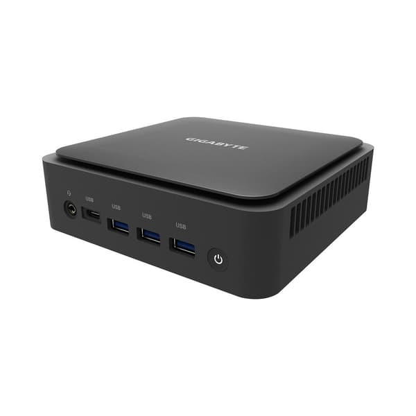 Gigabyte GB-BEI3H-1220 PC/Workstation Barebone Black Indbyggede højtalere i3-1220P 1,8 GHz (GB-BEI3H-1220)