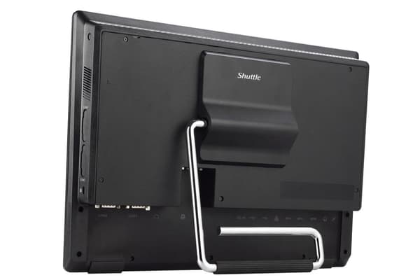 Shuttle XPC P52U - Barebone - All-in-One (komplet løsning) - 1 x Celeron 5205U / 1,9 GHz ULV - RAM 0GB - UHD-grafik - GigE - Skærm: LCD 39,6 cm (15,6"