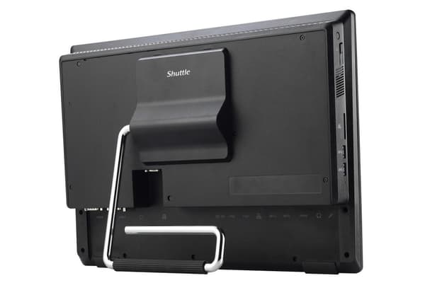 Shuttle XPC P52U - Barebone - All-in-One (komplet løsning) - 1 x Celeron 5205U / 1,9 GHz ULV - RAM 0GB - UHD-grafik - GigE - Skærm: LCD 39,6 cm (15,6"