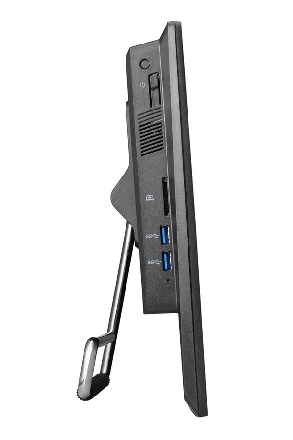 Shuttle XPC P52U - Barebone - All-in-One (komplet løsning) - 1 x Celeron 5205U / 1,9 GHz ULV - RAM 0GB - UHD-grafik - GigE - Skærm: LCD 39,6 cm (15,6"