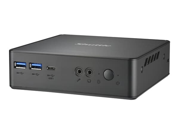 Shuttle NC40U7 NC40U7XPC nano Barebone, Intel i7-1255U, 1x HDMI, 1x DP, 1xUSB-C/DP, 6x USB3.2, 1x Sort