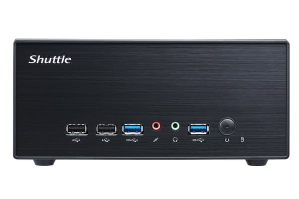 Shuttle XPC slim XH510G2 - Barebone - Slank pc - LGA1200 socket - Intel H510 - ingen CPU - RAM 0 GB - GigE Sort