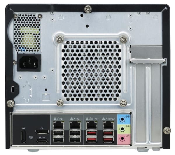 Shuttle XPC kuutio SW580R8 - Barebone - Mini PC - LGA1200-kanta - Intel W580 - ei prosessoria - RAM 0 Gt - GigE, 2,5 GigE