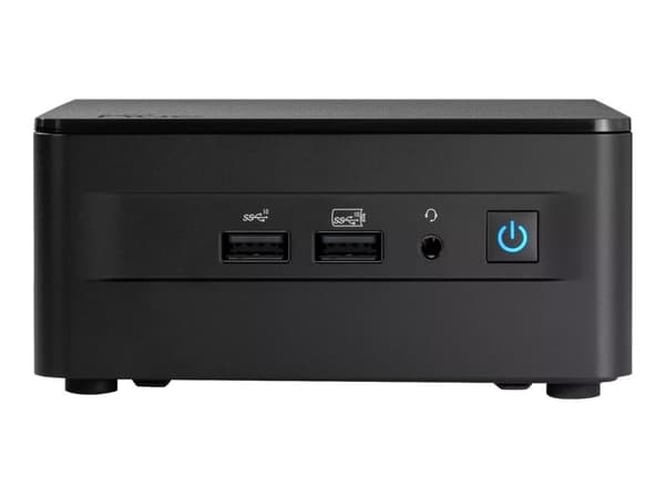 ASUS NUC 13 Pro MiniPC Barebone RNUC13ANKi30000 (Intel Core i3, slim, AC-adapter, uten ledning) Sort