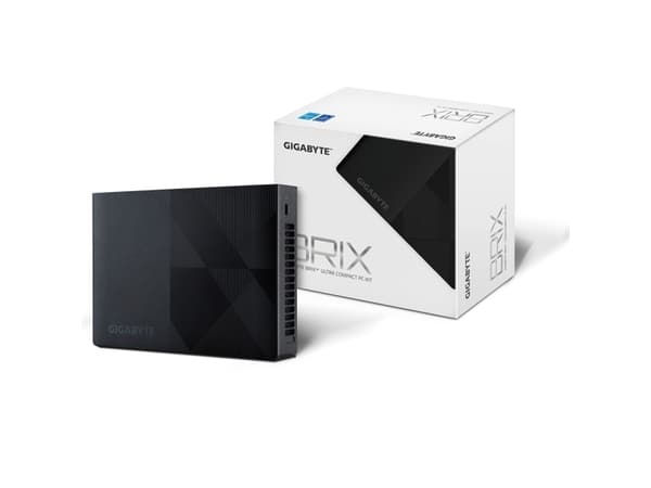 Gigabyte BRIX GB-BNI3-N305 (rev. 1.0) - Barebone - mini-PC 1 x Core i3 N305 / upp till 3.8 GHz - RAM 0 GB - UHD Graphics 1250 - IEEE 802.11ax (Wi-Fi
