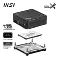 Miniatyrbillede 3 af 5: MSI Cubi N ADL-006DE Intel N200/4GB/128GB sort W11P (00B0A911-006)