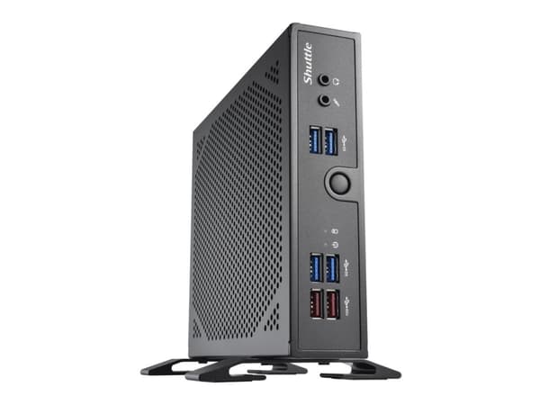 Shuttle XPC slim DS50U7 - Barebone - Slim-PC 1 x Core i7 1355U / inntil 5 GHz ULV - RAM 0 GB - Intel Iris Xe Graphics - Gigabit Ethernet - svart