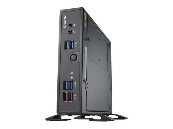 Shuttle XPC slim DS50U7 - Barebone - Slim-PC 1 x Core i7 1355U / inntil 5 GHz ULV - RAM 0 GB - Intel Iris Xe Graphics - Gigabit Ethernet - svart Sort