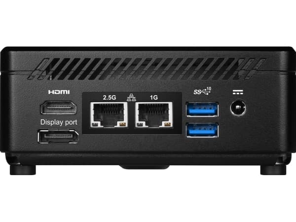 MSI Cubi 5 12M-022BDE, 0.66L sized PC, Mini-PC, barebone, Nätverksansluten (Ethernet), Wi-Fi 6E (802.11ax), 65 W