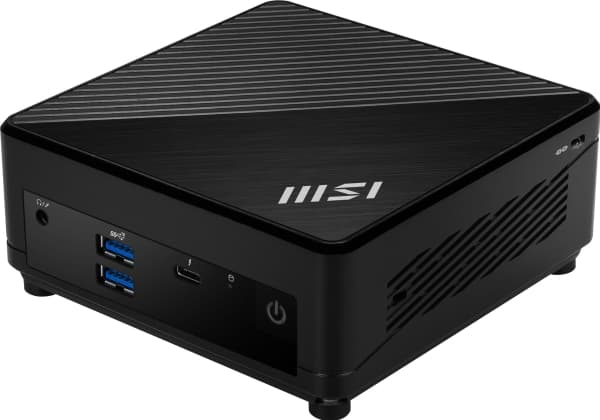 MSI Cubi 5 12M-022BDE, 0.66L sized PC, Mini-PC, barebone, Nätverksansluten (Ethernet), Wi-Fi 6E (802.11ax), 65 W