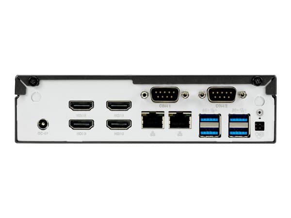 Shuttle XPC slim DH32U - Barebone - Slim-PC - 1 x Pentium Gold 7505 / inntil 3.5 GHz ULV - RAM 0 GB - UHD Graphics - Gigabit Ethernet - svart