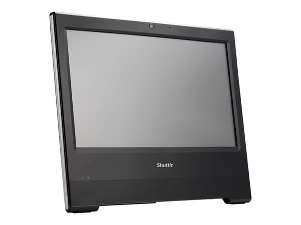 Shuttle XPC X50V9 - Barebone - alt-i-ett 1 x Celeron 7305 inntil - RAM 0 GB - UHD Graphics - Gigabit Ethernet - monitor: LED 15.6" 1366 x 768 (HD) be Sort