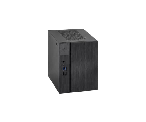 ASRock DeskMeet X600 - Rackmonterbar - inntil - RAM 0 GB - uten HDD - 802.11a/b/g/n/ac/ax (Wi-Fi 6E) - uten OS - monitor: ingen Sort