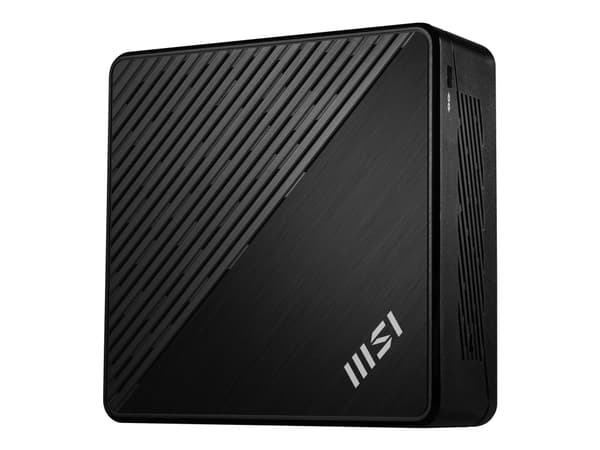 MSI Cubi 5 12M 001BEU - Barebone - mini-PC FCBGA1744 Socket - 1 x Core i7 1255U / inntil 4.7 GHz - RAM 0 GB - Intel Iris Xe Graphics - IEEE 802.11ax Sort