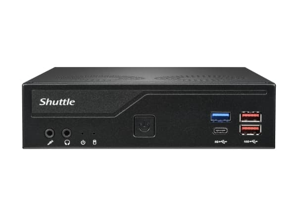 Shuttle XPC slim DH770 - Barebone - Slim-PC LGA1700-uttag - Intel H770 - ingen CPU upp till - RAM 0 GB - Gigabit Ethernet