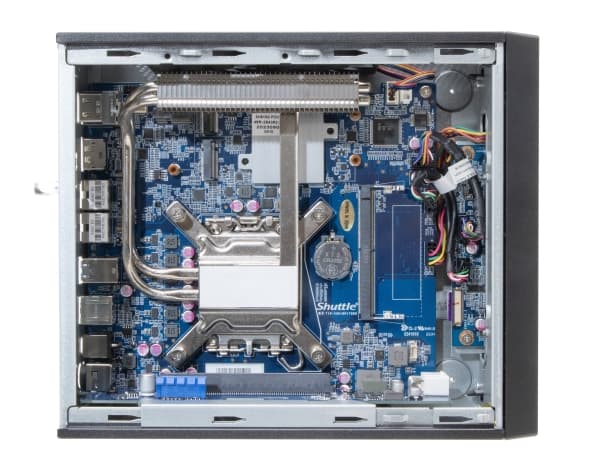 Shuttle XP? slim XH610G2, Desktop, PC barebone, Intel H610, LGA 1700, DDR5-SDRAM, PCI Express, Serial ATA III