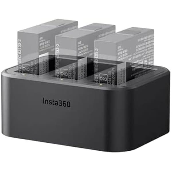 Snabbladdare för Insta360 Ace/Ace Pro-batteri - INSTA360 - Svart - Effektiv laddningshubb