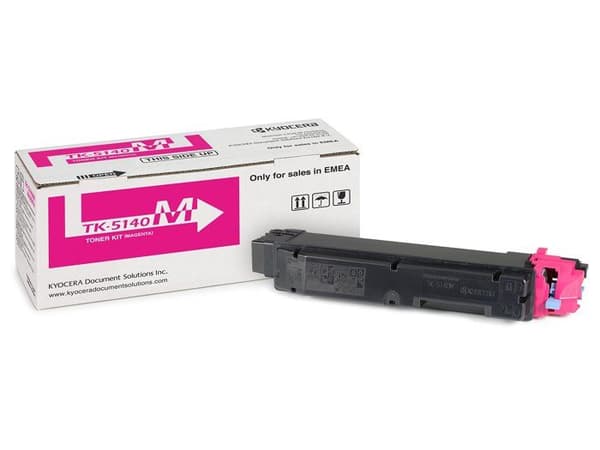 Kyocera komponentpaket - 1T02NRBNL0 - 1T02NR0NL0 TK-5140K Toner med behållare F/7000 magenta sidor