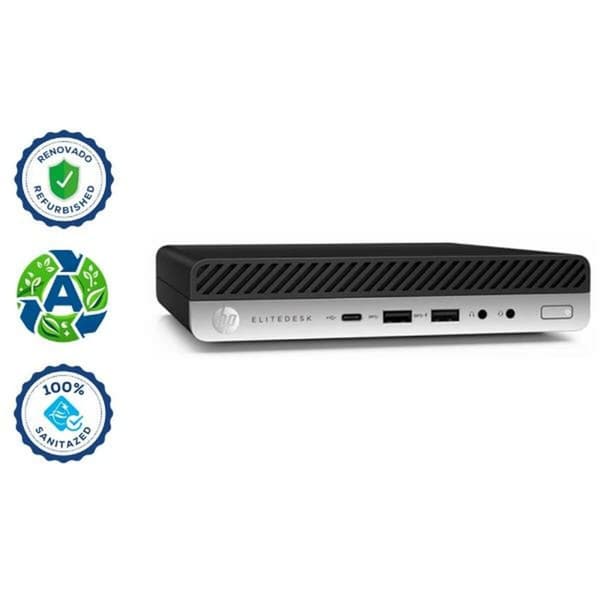 BEGAGNAD Mini PC HP 800G5 Intel Core i5-9500T 8 GB RAM 256 GB SSD (Renoverade A)
