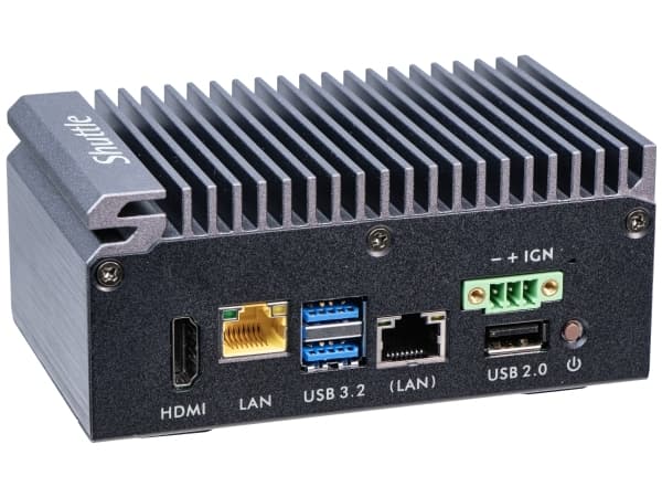 Shuttle Edge PC SPCEL03, 0,46L størrelse PC, Mini-PC, Intel SoC, BGA 1493, DDR4-SDRAM, SATA