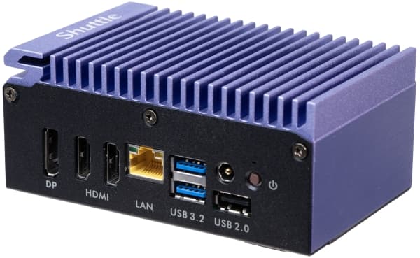 Shuttle Edge PC SPCEL12, 0,46L størrelse PC, Mini-PC, Intel SoC, BGA 1493, DDR4-SDRAM, SATA