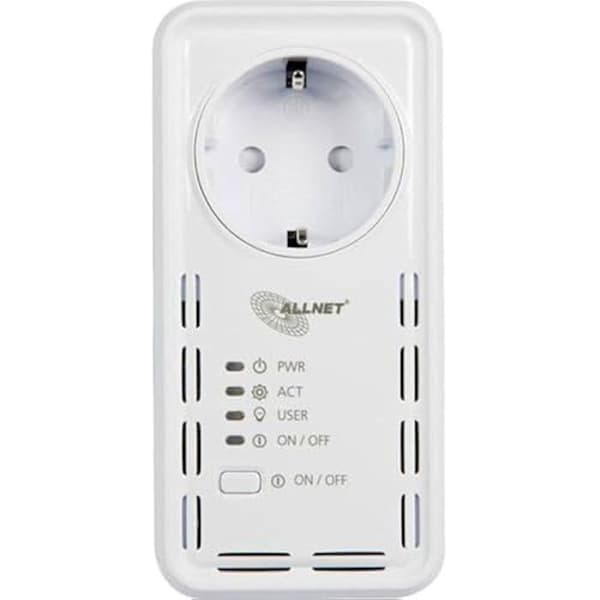 Smart Socket - ALLNET - ALL3073V2WLAN - Färg Vit - Wi-Fi-anslutning - Fjärrkontroll