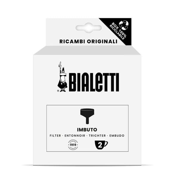 Pack komponent Bialetti - 0800141 - Reservdelar, Inkluderar 1 trattfilter, Kompatibel med Brikka 2 koppar