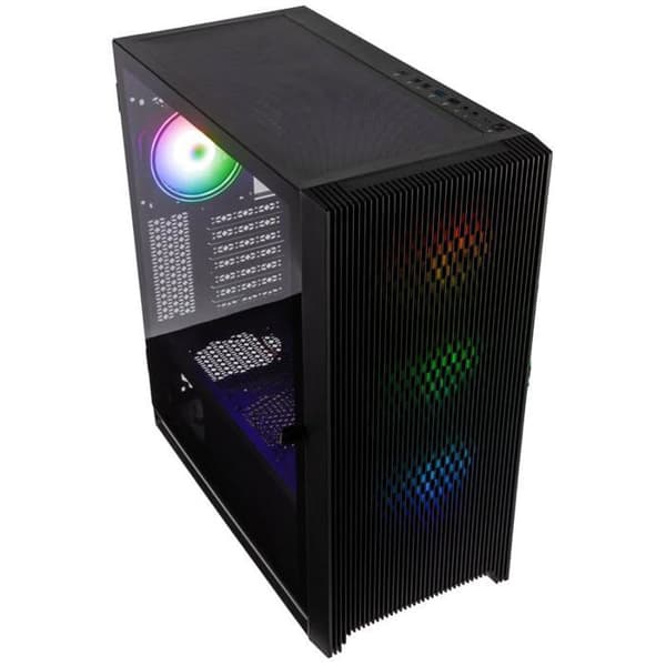 Miditower chassi - KOLINK - Unity Sidobelysning ARGB - Svart - ARGB-belysning - Modern design